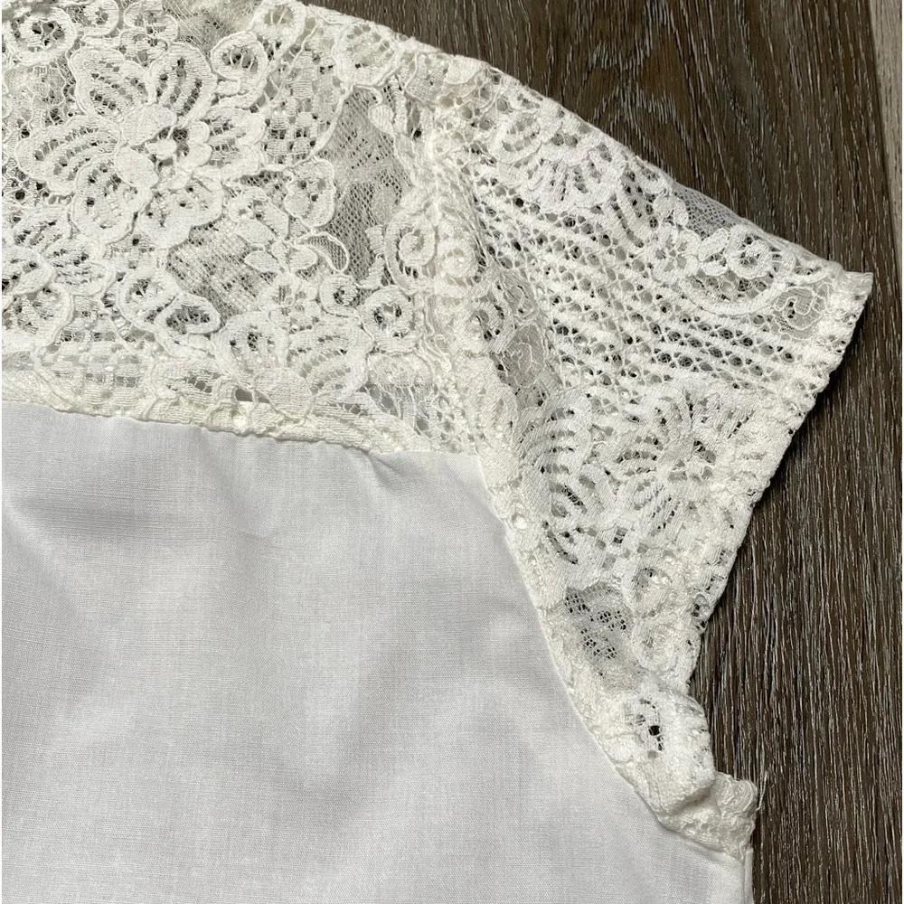 Shein White Blouse Size Large - Picture 8 of 16